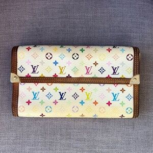 Louis Vuitton Murakami Monogram Multicolor Porte Tresor International Wallet
